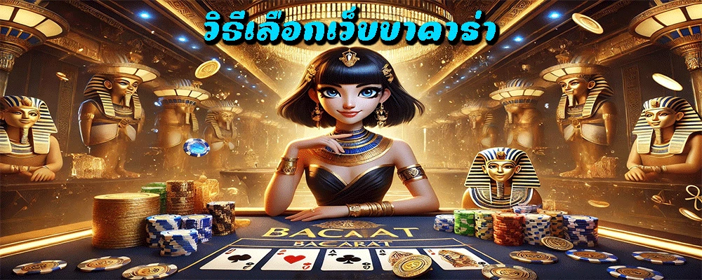 วิธีเลือกเว็บบาคาร่า