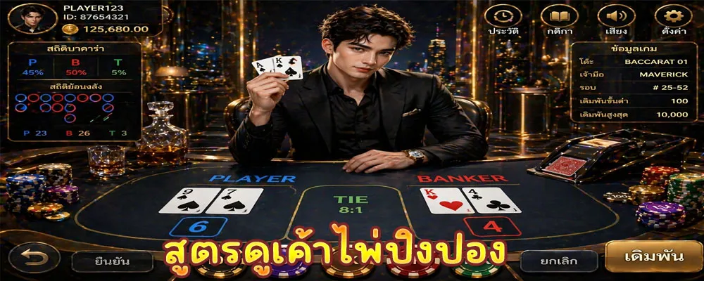 สูตรดูเค้าไพ่ปิงปอง